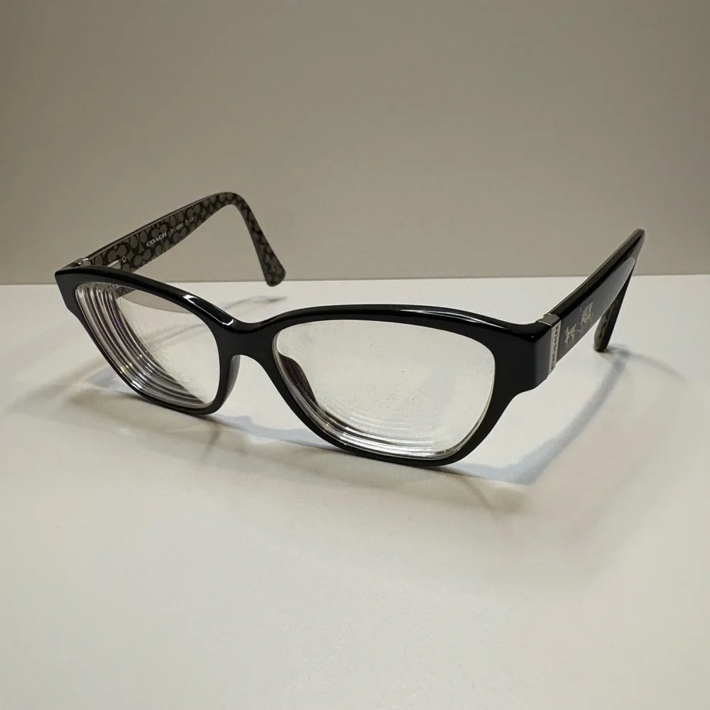 COACH EYEGLASSES HC6088/5261 (Black/Black Military Sig C)52•15•135 COACH GLASSES